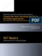 Toward The HLR, Attacking The SS7 & SIGTRAN Applications.: Telecommunications Infrastructure Security