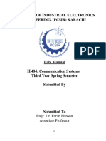 2019 Lab Manual Communication Systems