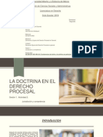 La Doctrina en El Derecho Procesal