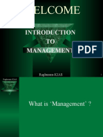 Welcome: TO Management