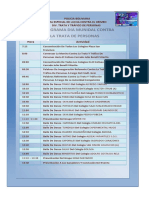 Cronograma Dia de Trata 30 de Julio