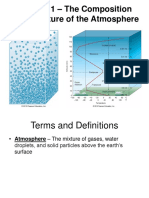 The Composition and Structure of The Atmosphere