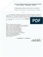 Memo - No.Dir (HR) /COM (Adm) /DS (E) /AS (Estt-I) /PO.P/99/2O 14-4, Dt.26.O3.2019