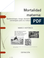 Mortalidad Materna