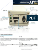 Stryker Xenon 6000 Light Source: Troubleshooting Guide