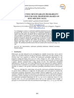 Constructing Multivariate Probability Distribution For Soil Properties Based On Site-Specific Data