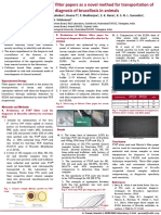 Evaluation of Filter Papers As A Novel Method For Transportation of Specimen For Diagnosis of Brucellosis in Animals