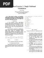 Simulation Exercise 1 - Single Sideband Modulation