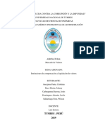 Instituciones de Compensación y Liquidación de Valores