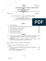 II B. Tech I Semester Regular/Supplementary Examinations, October/November - 2018 Electronic Devices and Circuits