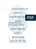 Modelos de Calidad de Agua - Software de Modelado