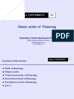 Islamic Modes of Financing W9W10