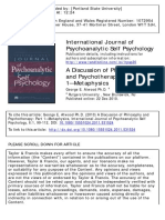 International Journal of Psychoanalytic Self Psychology