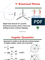 Chapter 9: Rotational Motion