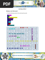 Learning Activity 3 Evidence: Let's Find Words!