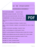 Pruebas de Inteligencia y Desarrollo PDF