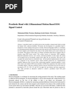 Prosthetic Hand With 2 Dimensional Motion Based EOG Signal Control