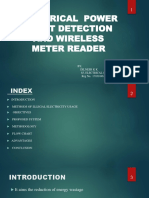 Electrical Power Theft Detection and Wireless Energy Meter