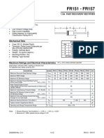 FR151 - FR157: 1.5A Fast Recovery Rectifier