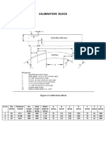 Calibration Block As Per API 1104