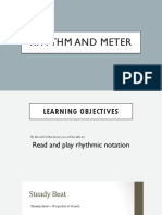 Rhythm and Meter