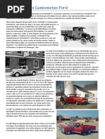 Historia de Las Camionetas Ford