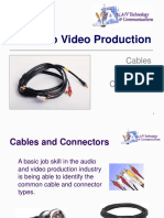 Audio Video Production: Cables and Connectors