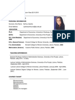 Curriculum Vitae