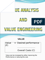 Value Analysis and Value Engineering