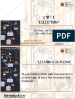 UNIT-1 Eclectisim: Sub Topic: United States & Key Architects and Designers