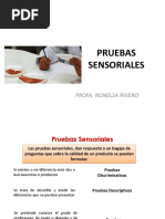 Pruebas Sensoriales