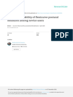 Reliability of Flexicurve Measures