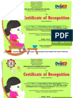 Nutrition Month Certificate