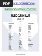 TX Music Curriculum I IV