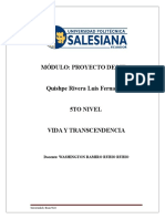 Módulo Proyecto de Vida UPS