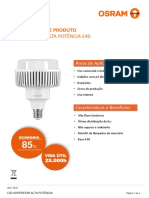 Datasheet - Led Superstar Alta Potência E40