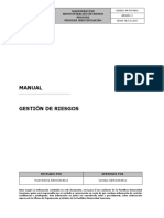 Manual de Procedimientos de Gestión de Riesgos