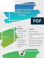 Linguagem Literária, Musical, Visual e Cênica