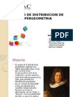 Trabajo Distribucion Hipergeometrica