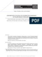 Gwadera, Kupiec - 2011 - Adsorption Cooling As An Effective Method of Waste Heat Utilization