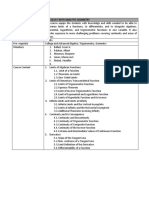 Course Title Calculus I With Analytic Geometry