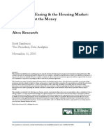 Altos Research - QE2 and The Housing Market (November 2010)