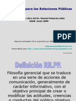 90 Técnicas para Las Relaciones Públicas