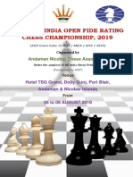 Anca All India Open Fide Rating Chess Championship, 2019: Andaman Nicobar Chess Association