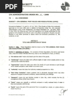 CPA Administrative Order 01-2000