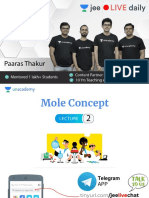 (L2) - Mole Concept JEE