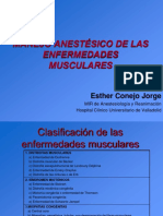 Enfermedades - Musculares Manejo - Anestesico