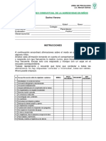 LISTA DE CHEQUEO CONDUCTUAL DE LA AGRESIVIDAD EN NI+æOS