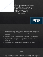 Como Elaborar Una Presentación Electrónica