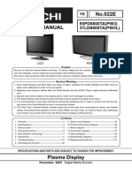 Hitachi 32 Inch LCD